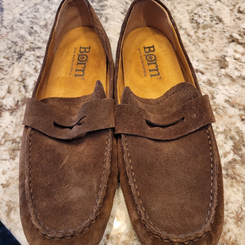 born leather flats - women size 8